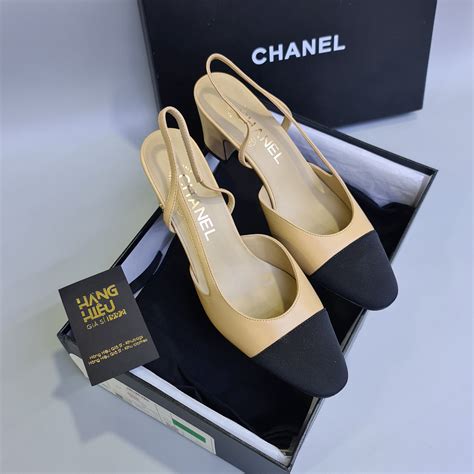 chanel slingback real vs fake|chanel leather slingbacks.